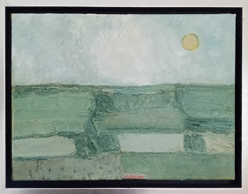 Polderlandschap.jpg - Polderlandschap, olieverf op paneel, 30x40cm